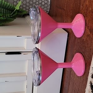 🌸🌸🌸ORCA STAINLESS STEEL MARTINI GLASSES